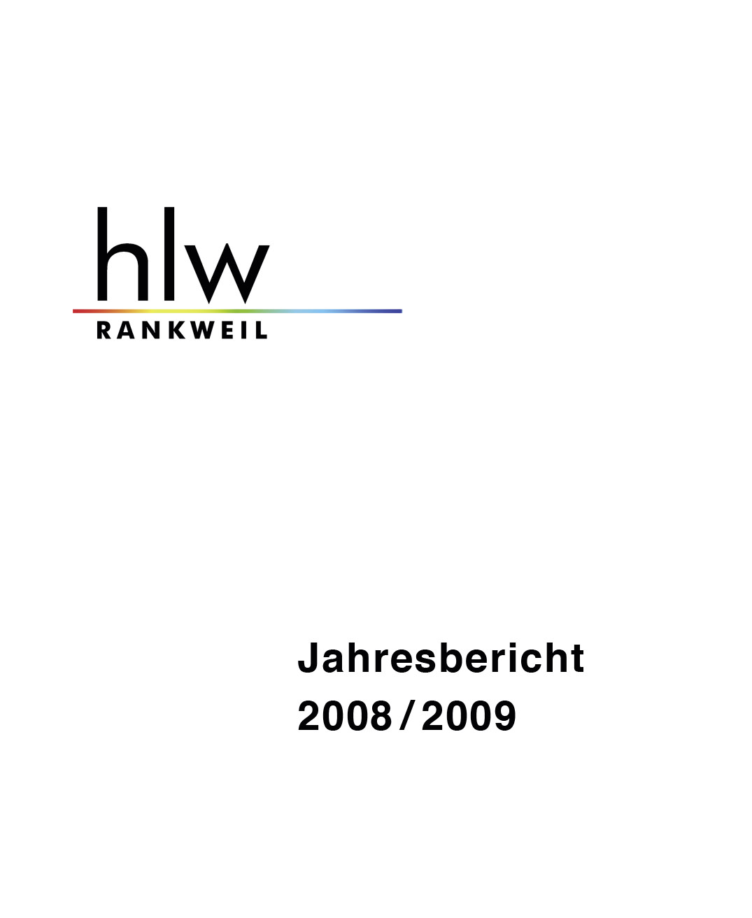Jahresbericht 2008-2009