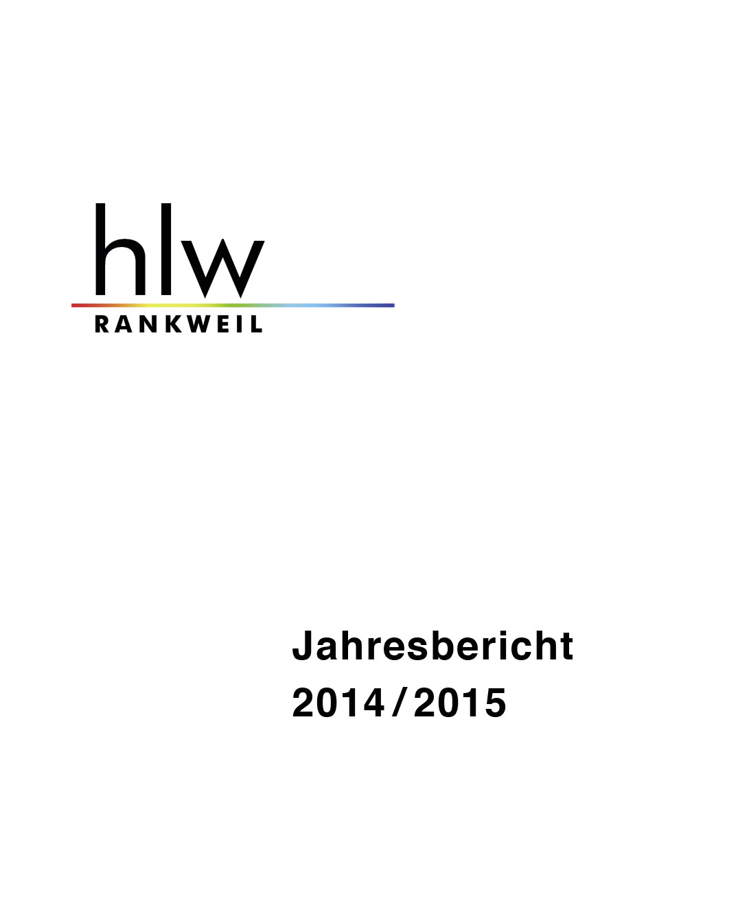 Jahresbericht 2014-2015