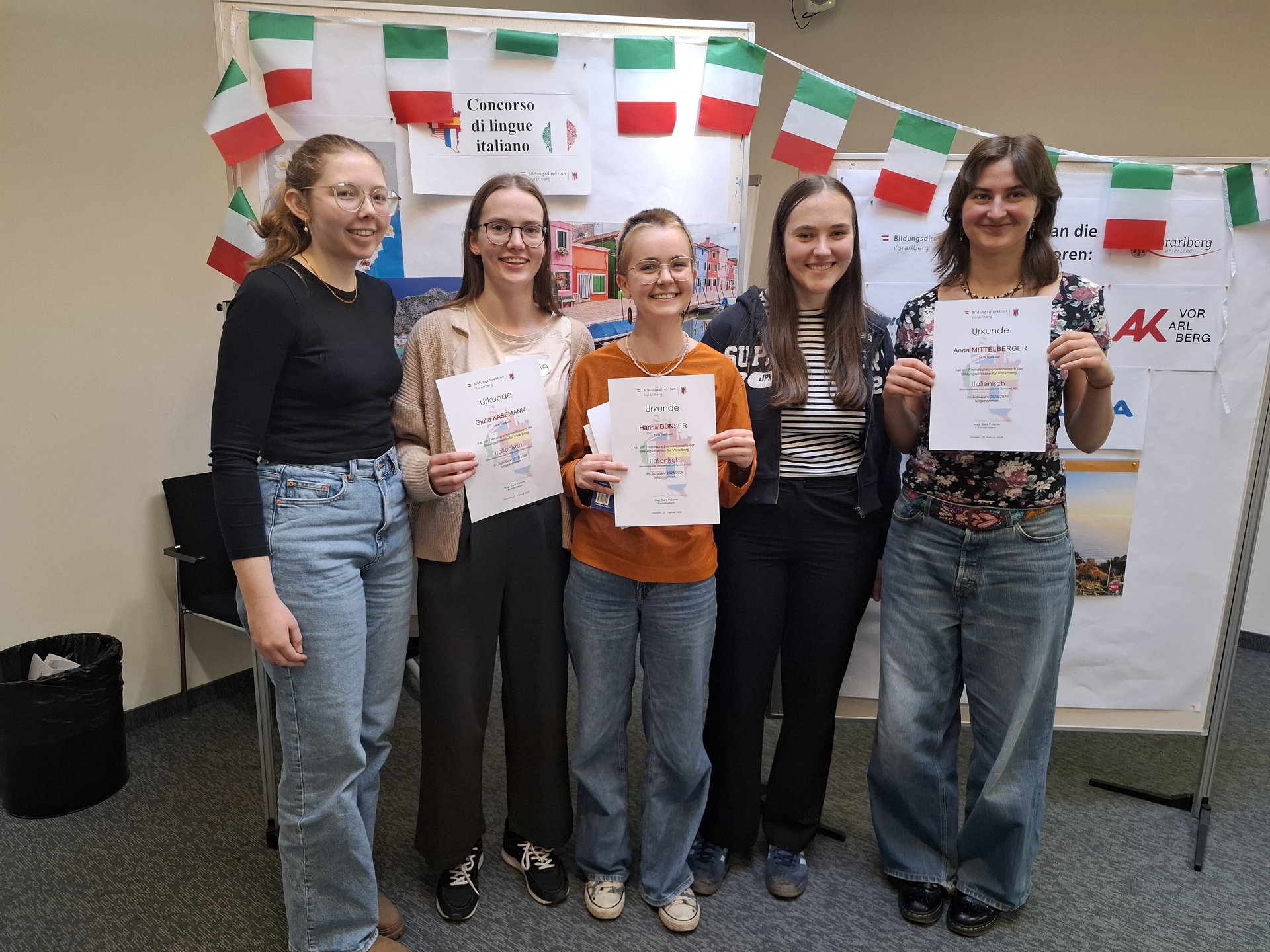 Fremdsprachenwettbewerb: Sieg in Italienisch und ein Spitzenplatz in Französisch!