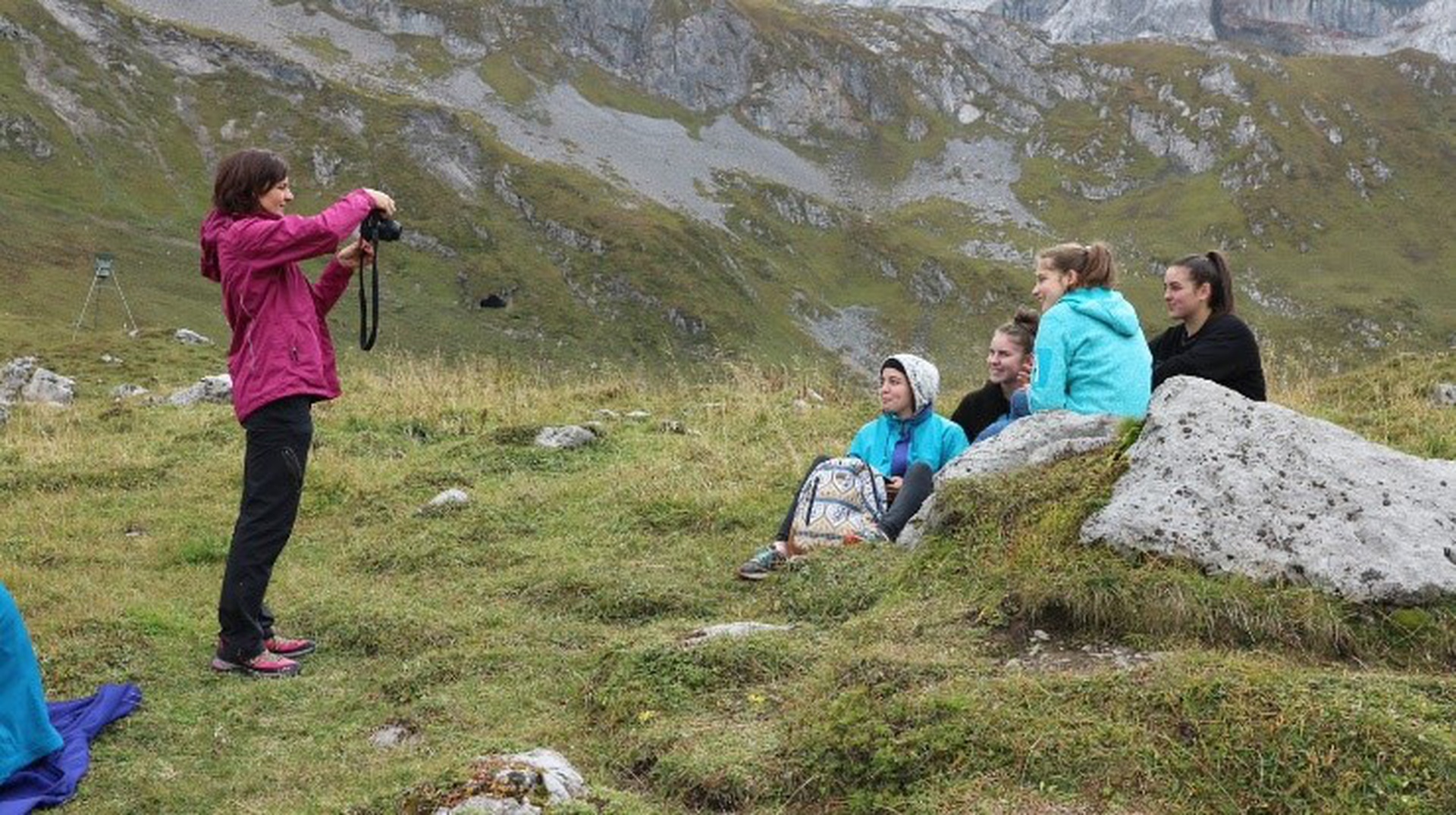 Wandertag der 2B am Lünersee