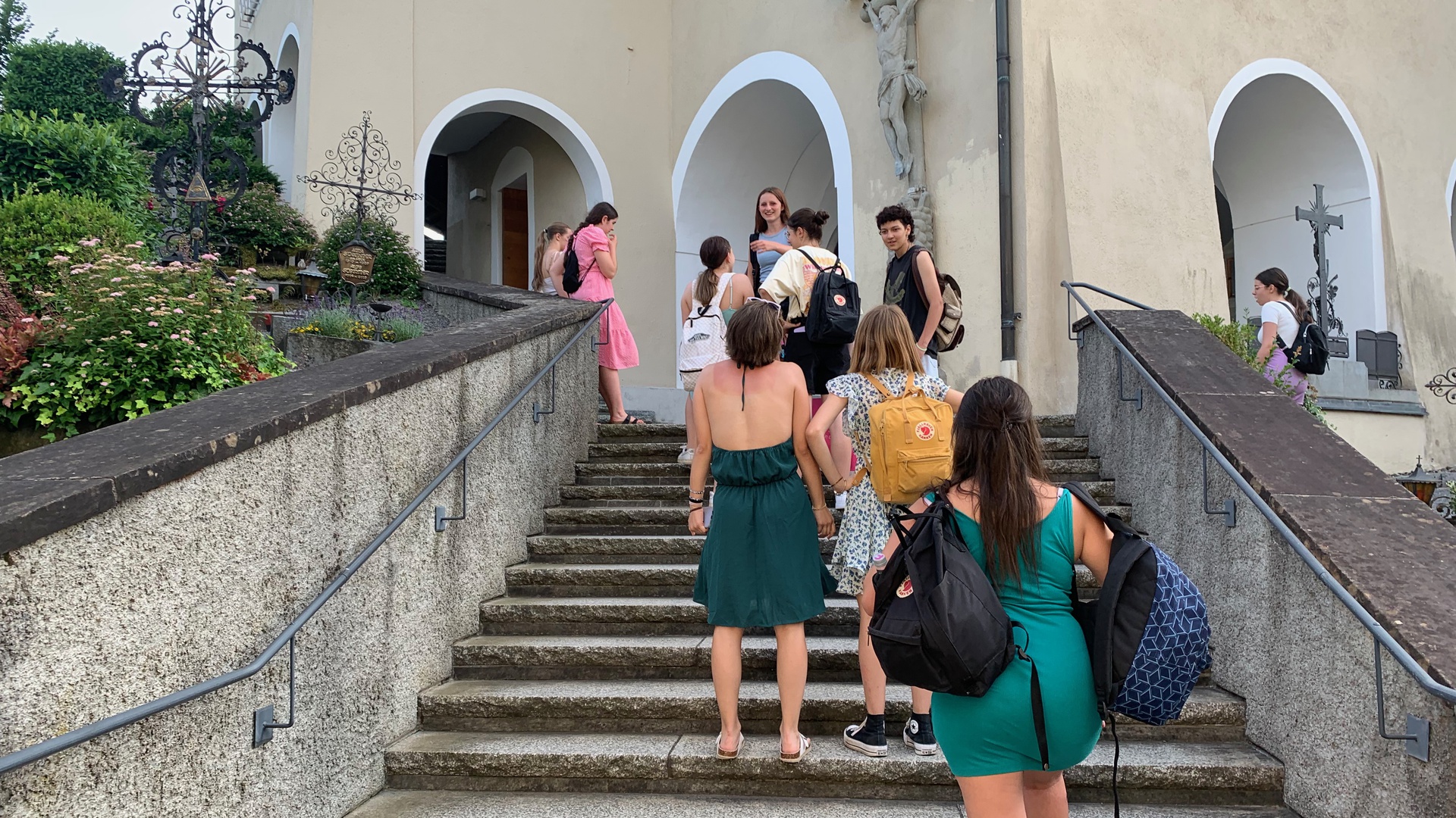 Besuch aus Trento - Gymnasium