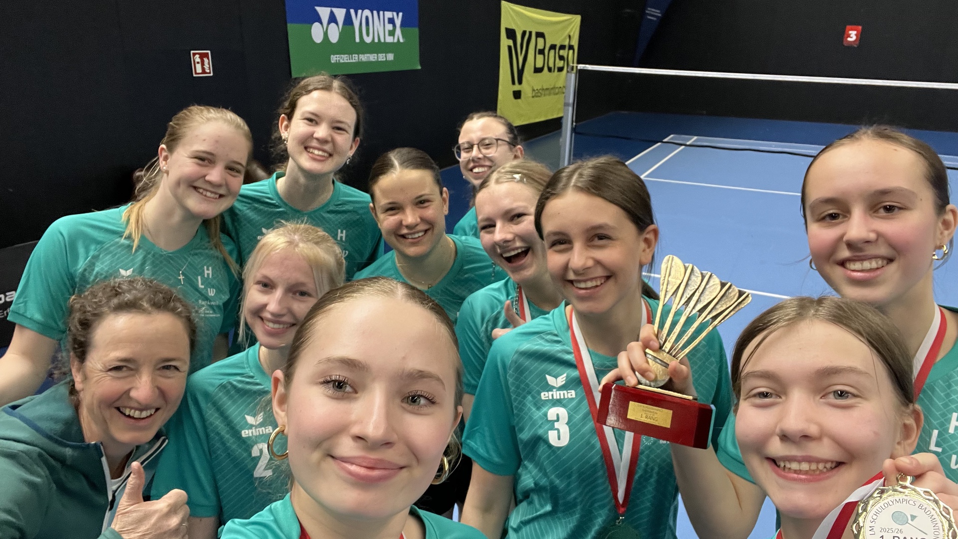 Großer Erfolg im Badminton