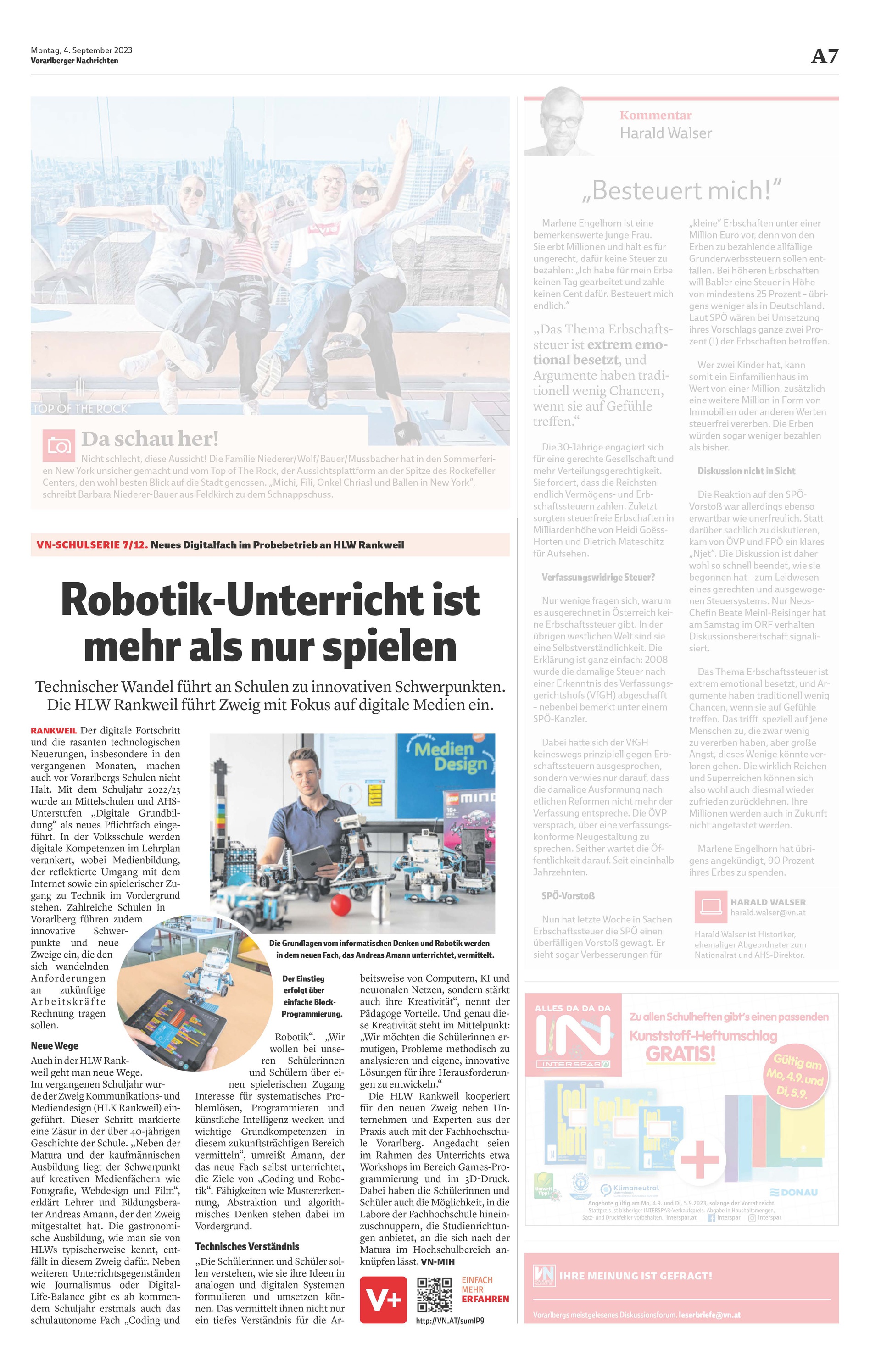 VN: Robotik-Unterricht ist mehr als nur spielen