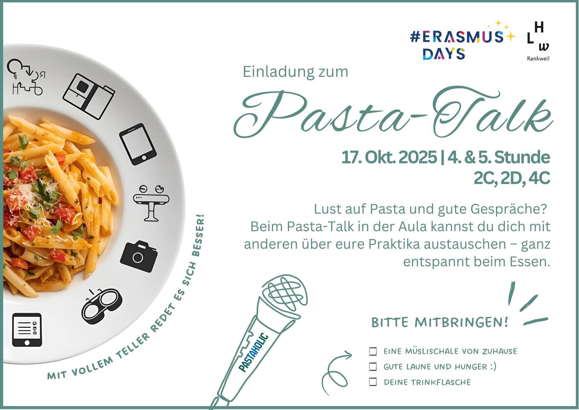PASTA-TALK | Praktikums-Austausch