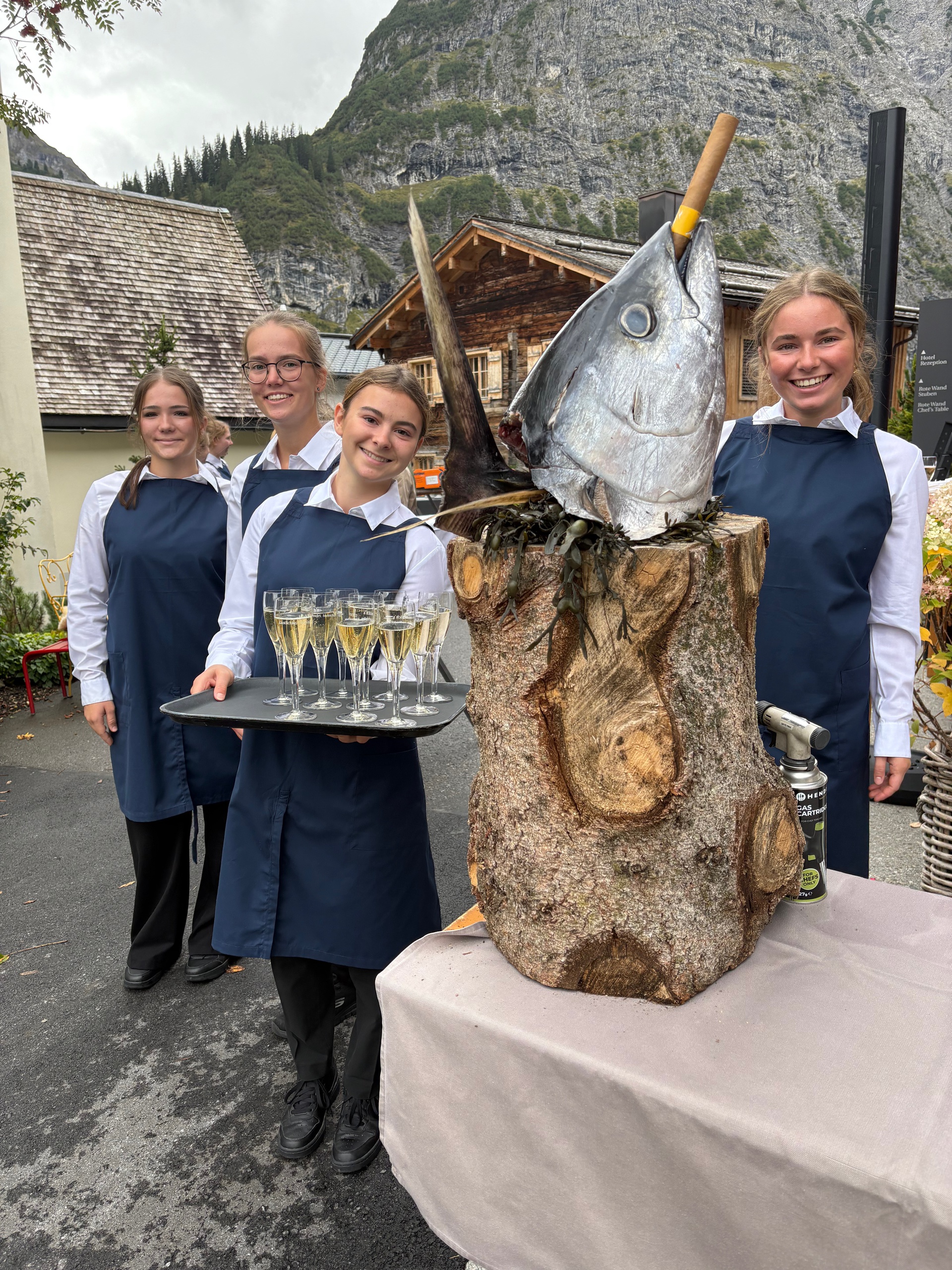 EINSATZ DER HLW-RANKWEIL BEIM GENUSSFESTIVAL IN LECH