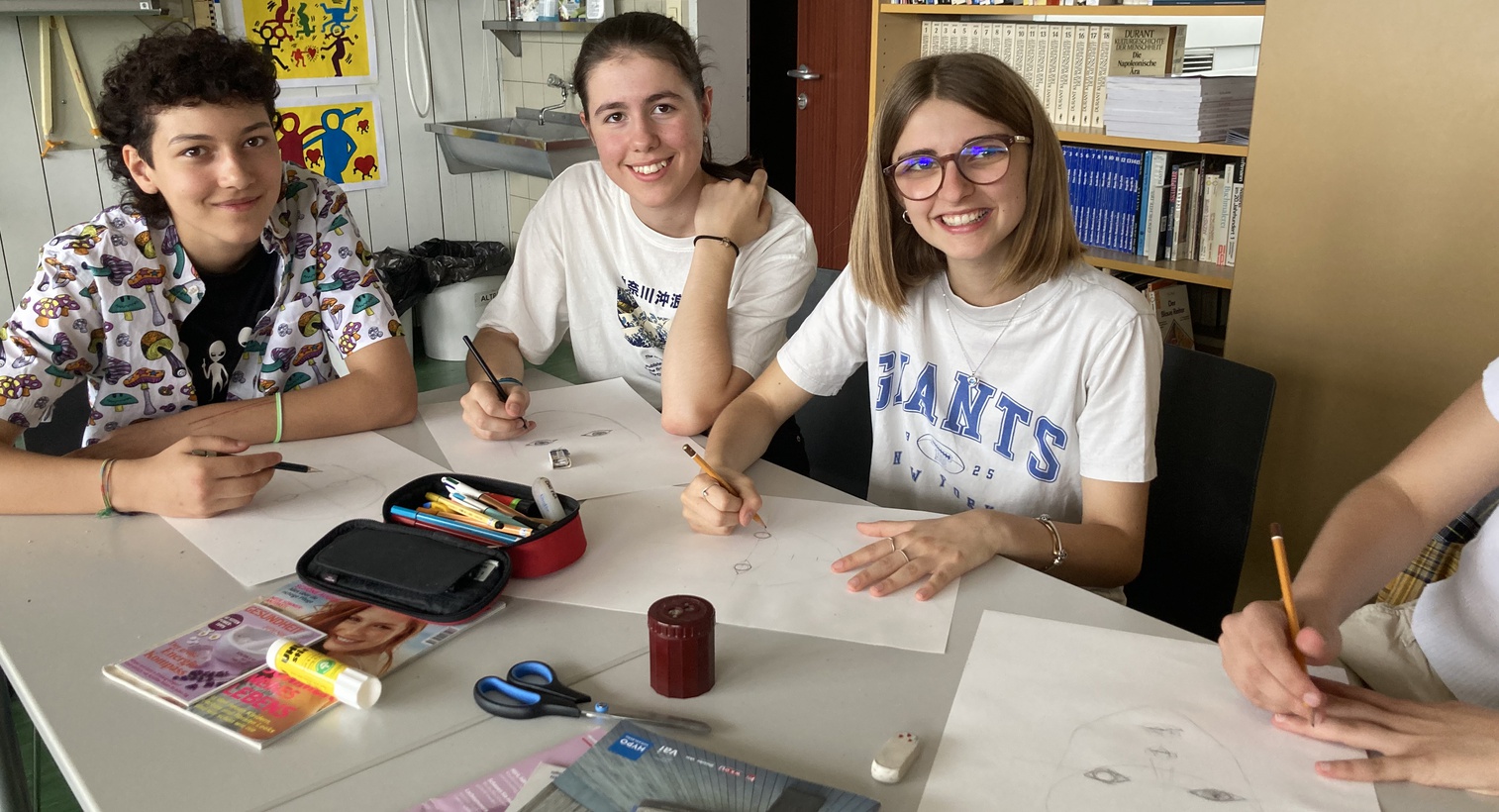 Besuch aus Trento - Gymnasium