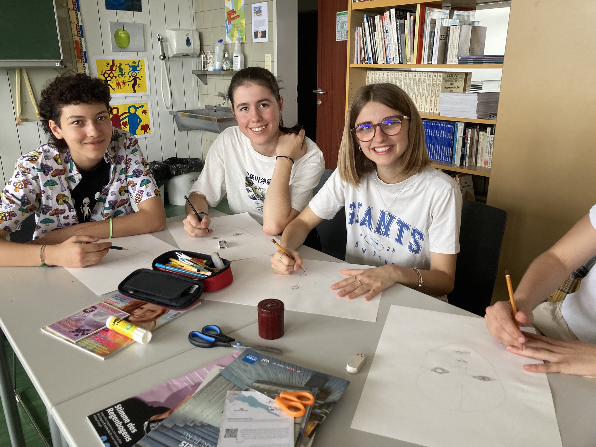 Besuch aus Trento - Gymnasium