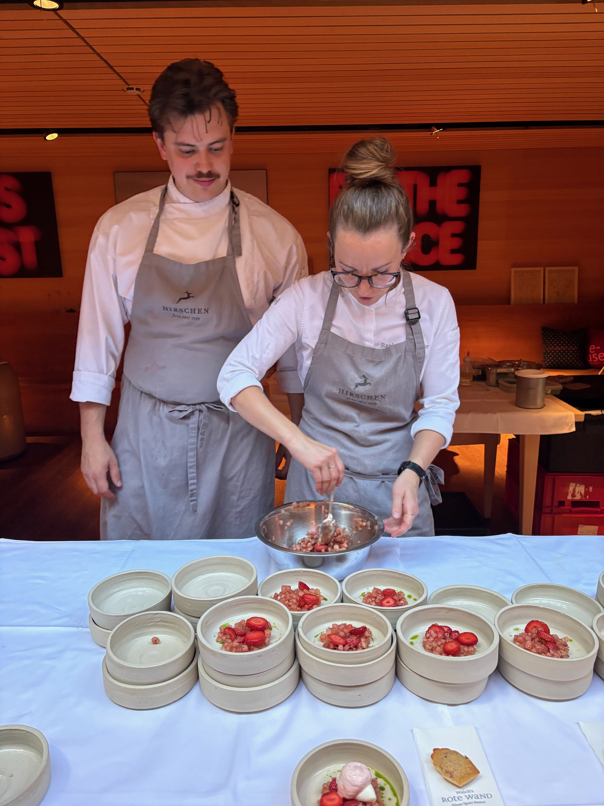 EINSATZ DER HLW-RANKWEIL BEIM GENUSSFESTIVAL IN LECH