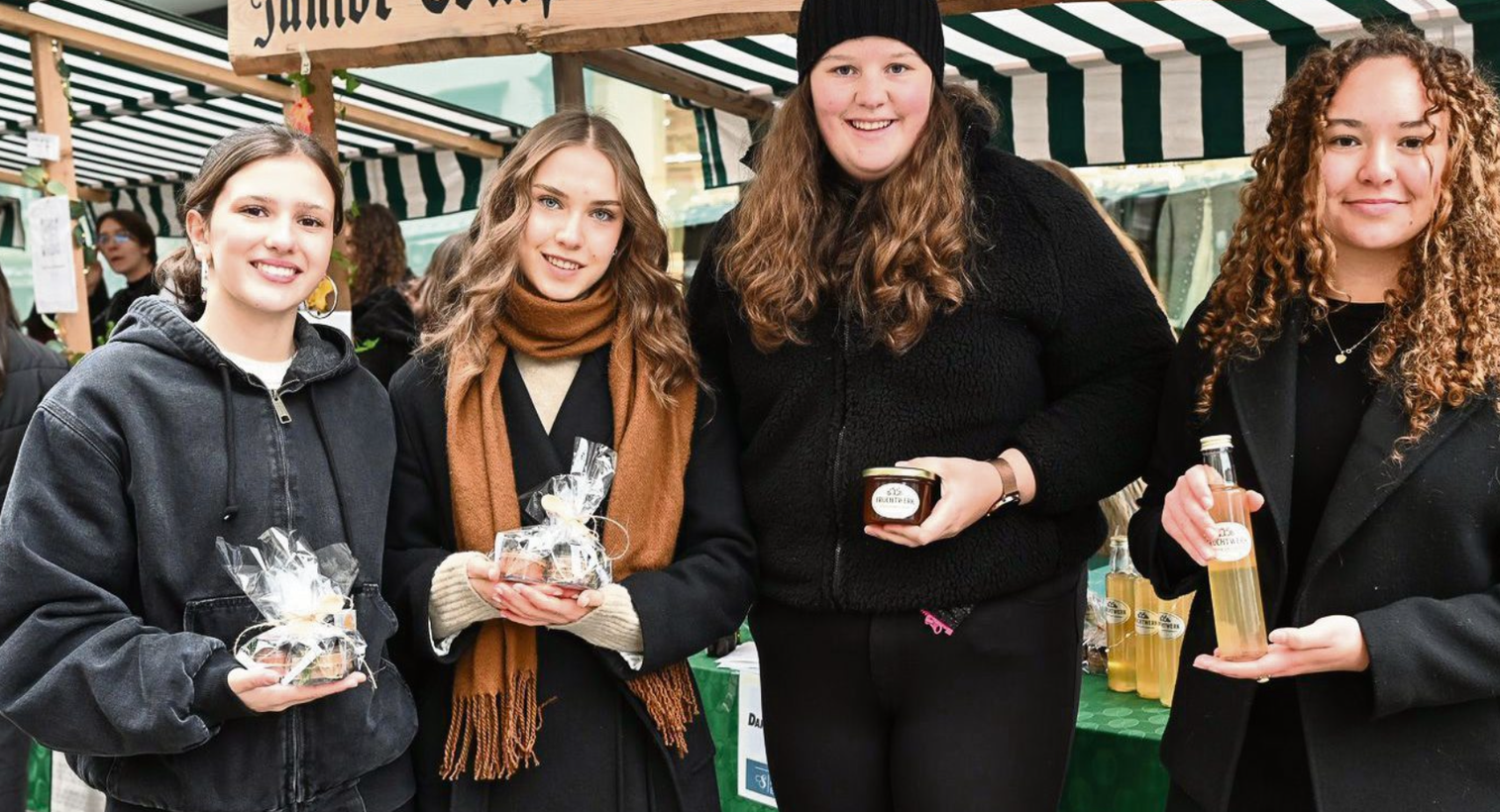 Unsere Schule glänzt mit Jungunternehmer:innen