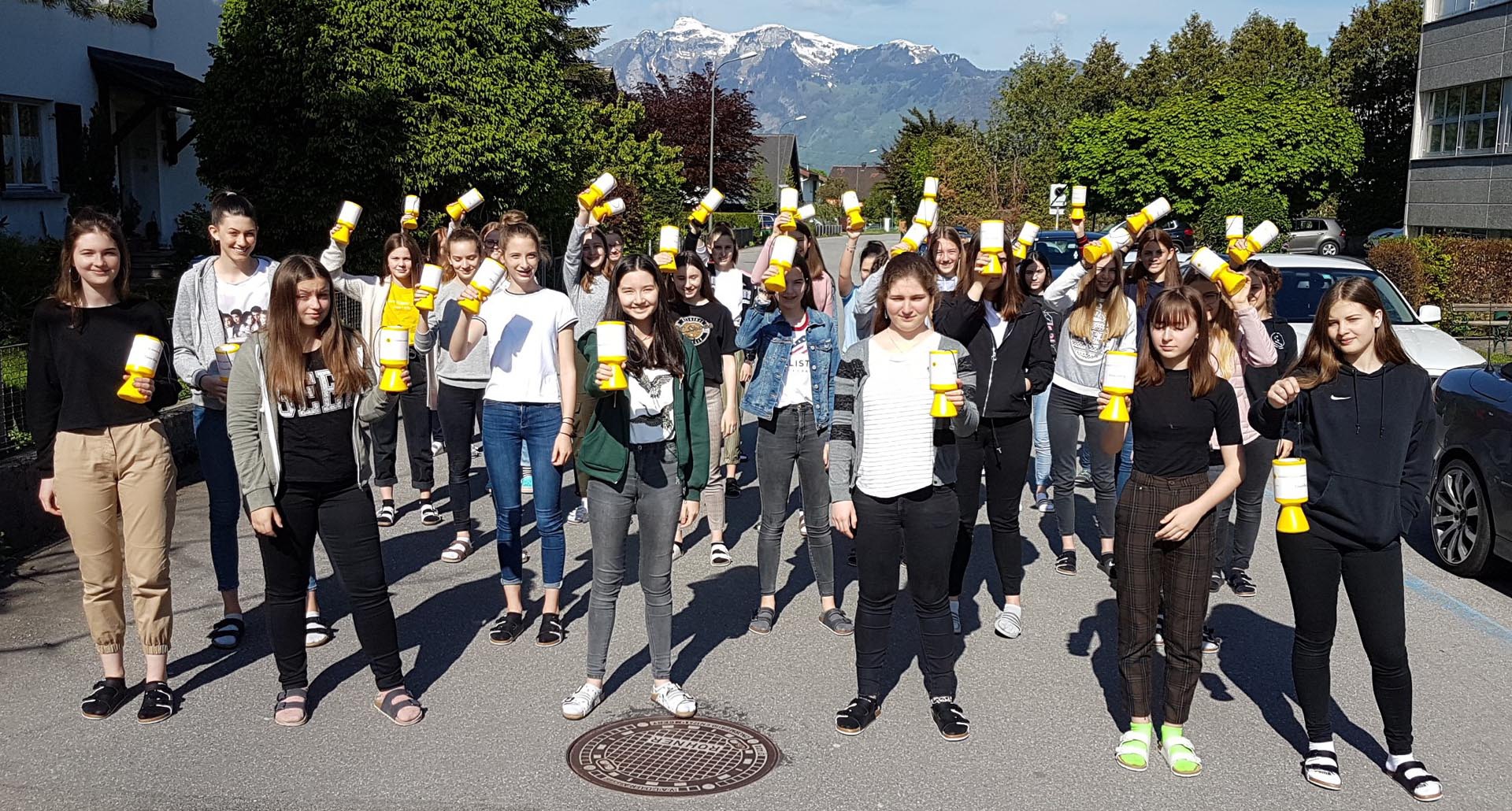 Straßensammlung für die Österreichische Krebshilfe Vorarlberg - NWIS