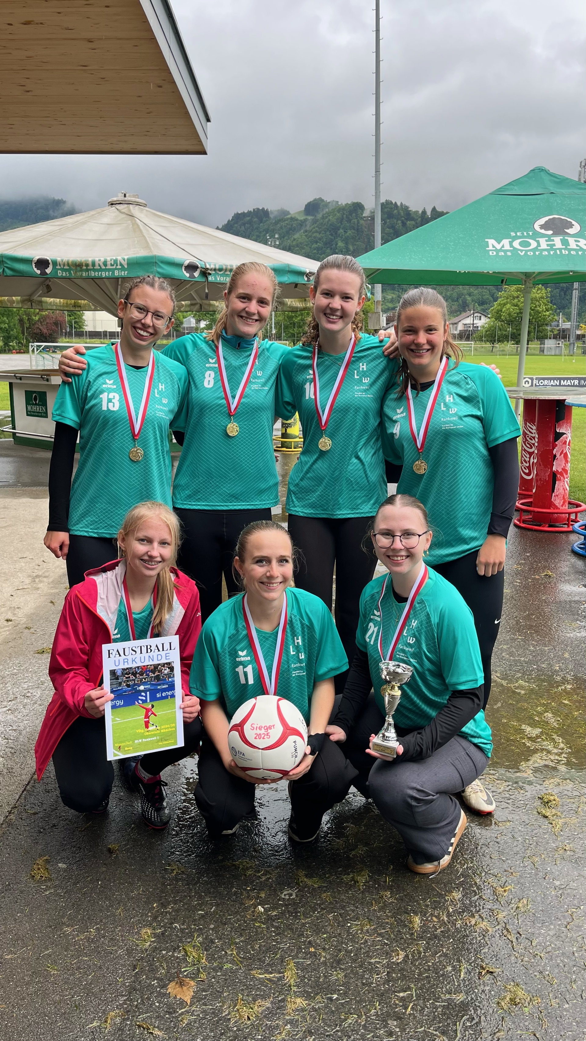 HLW Rankweil erneut Landesmeister beim Faustball Schulcup am 26.05.2025 in Haselstauden