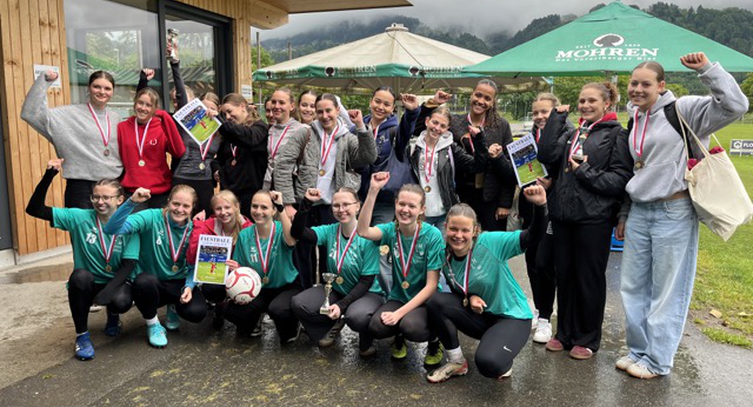 HLW Rankweil erneut Landesmeister beim Faustball Schulcup am 26.05.2025 in Haselstauden