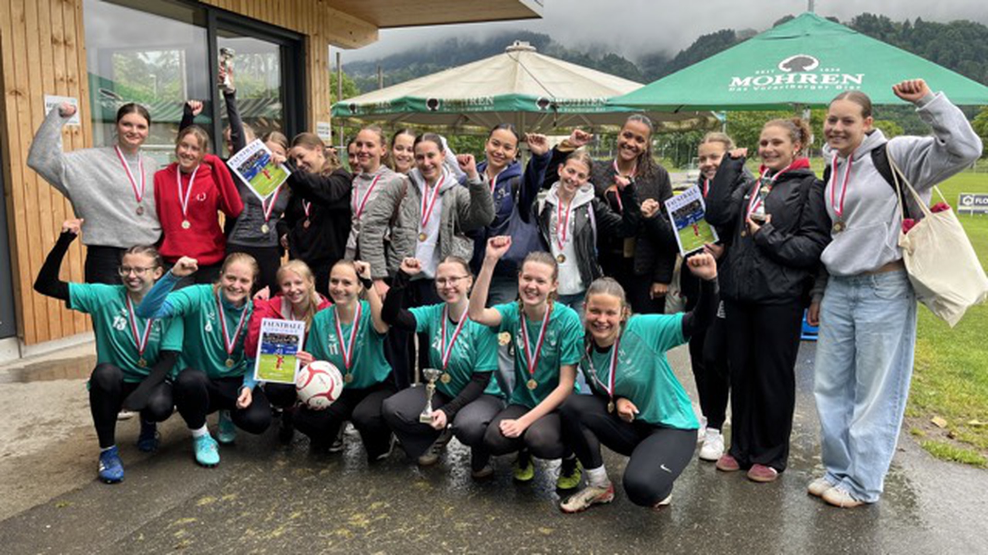 HLW Rankweil erneut Landesmeister beim Faustball Schulcup am 26.05.2025 in Haselstauden