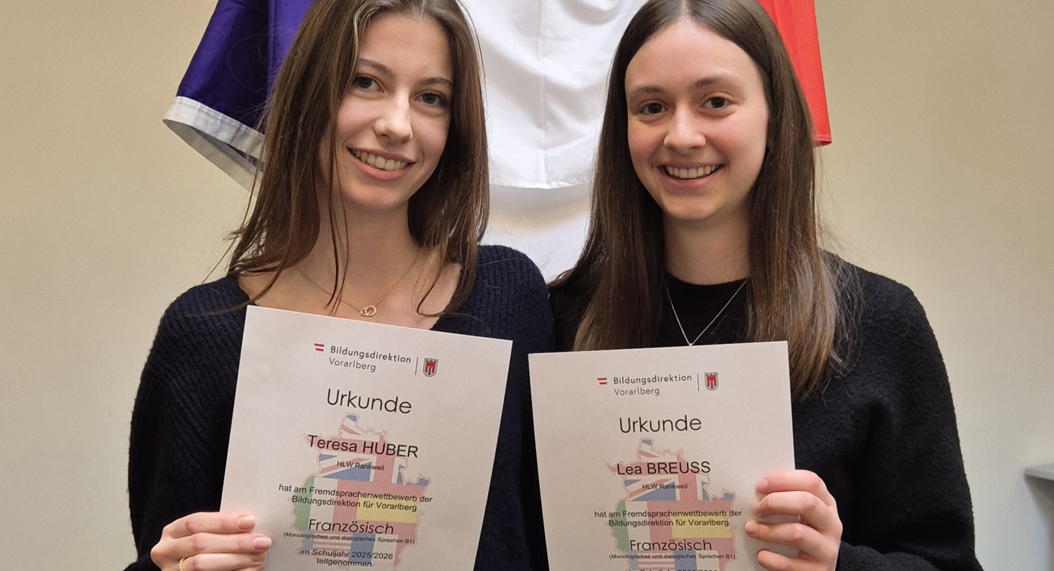 Großartiger Erfolg beim Fremdsprachenwettbewerb in Französisch!
