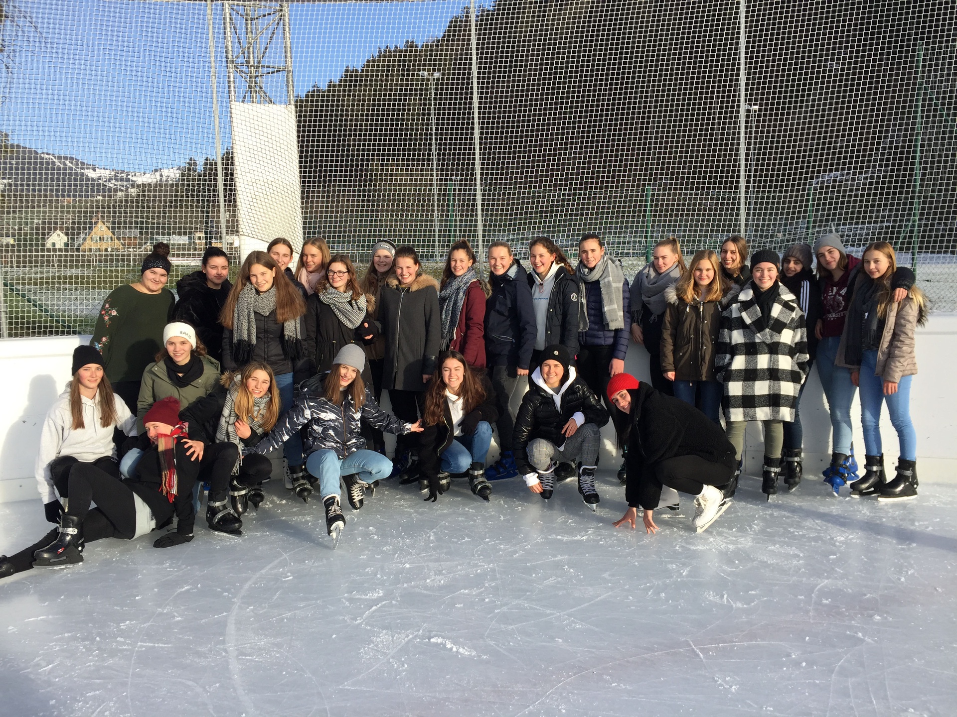 2B on Ice  Eislaufen in Rankweil